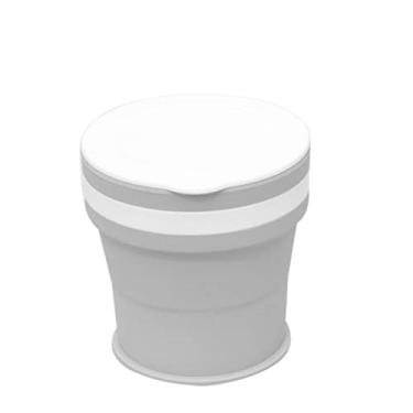 Imagem de WYUYIWH Copo de água Copos Dobráveis Copo de Água Viagem Silicone Retrátil Colorido Portátil Exterior Café Copo de Mão (Cor: Verde 1)