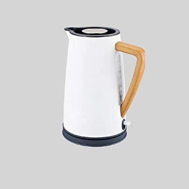 Imagem de Chaleira elétrica inoxidável 220v proteção de desligamento automático portátil aquecimento instantâneo chaleira elétrica (cor: A) esperançoso