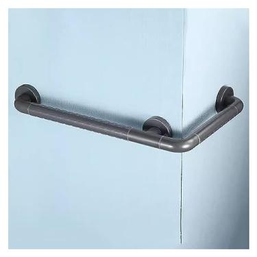 Imagem de Barras de apoio para banheiras e chuveiros, trilhos de banheiro para deficientes em aço inoxidável com círculos luminosos, corrimãos de banheiro antiderrapantes para mulheres grávidas e idosos