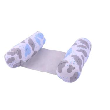 Imagem de Rolinho Segura Bebê Luxo - Lalu enxovais, GOTA AZUL BB