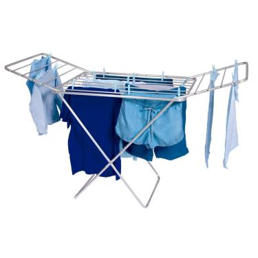 Imagem de Varal de Chão com Abas Maxi Gigante 20 Kg 13m Alumínio Mor