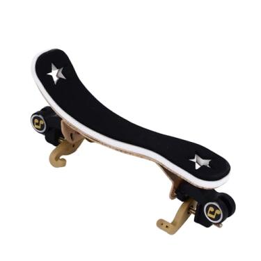 Imagem de Domary Resto de Violino Rest Ajustável Universal para o Desempenho da Prática 3/4 a 4/4 Tamanho (Cor Madeira)