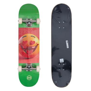 Imagem de Skate Montado Hsc Iniciante Emoji Verde/Vermelho-Unissex