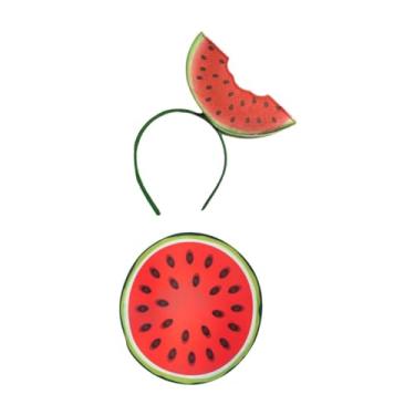 Imagem de Baoblaze Fantasia de fruta fatiada, roupa engraçada, comida, fantasia de Halloween para festivais de Halloween, Melancia Tamanho Infantil