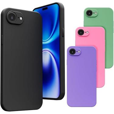 Imagem de Capa Capinha Case Compatível Apple iPhone 16E Silicone Veludo Premium [2ASHOP] (AZUL MARINHO)