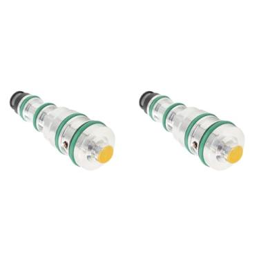 Imagem de Acouto Válvula de Controle de Compressor Ac, 2 Peças, Ex 10461c, Substituição de Metal de Alta Sensibilidade para Acessórios de de Ar Condicionado Qx4