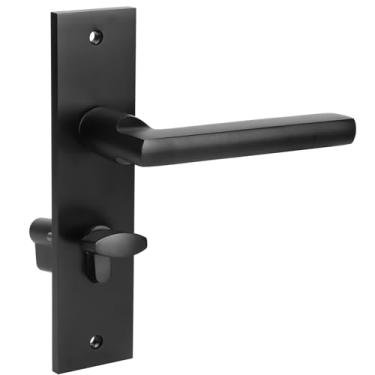 Imagem de GLOGLOW Conjunto de Fechadura de Alavanca de Entrada de Porta Frontal Ultra Silenciosa, Fechadura Interna de Liga de Zinco, Operação Suave, Ideal para Residências e Escritórios