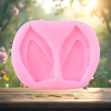 Imagem de Orelhas de unicórnio, moldes de fondant de silicone, orelhas de unicórnio, molde de chocolate para decoração de bolos, topo de cupcake, doces, chocolate, polímero, argila, pasta de goma