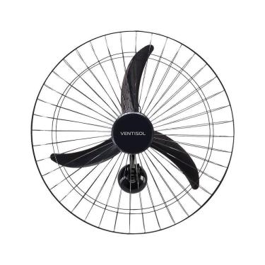 Imagem de Ventilador Ventisol Oscilante New De Parede 60cm Preto 127V