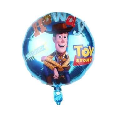 Imagem de Balão De Alumínio Toy Story Buzz Lightyear Woody Para Meninos, Balão D
