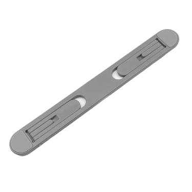 Imagem de Generic Suporte para laptop para mesa, dobrável, com elevação, portátil, para notebook, para mesas de viagem de negócios, dormitório doméstico, Cinza