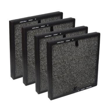 Imagem de PUREBURG Filtro de substituição compatível com purificador de ar Xenonlab HAP-605, pacote com 4 unidades de carbono ativado H13 HEPA 3 estágios, filtragem de ar limpo, poeira e odor de VOCs