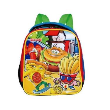 Imagem de Lancheira Térmica Fun Comidas Grafite Sestini Original