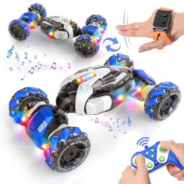 Imagem de Carro de controle remoto Nicella RC Stunt 4WD para crianças de 6 a 12 