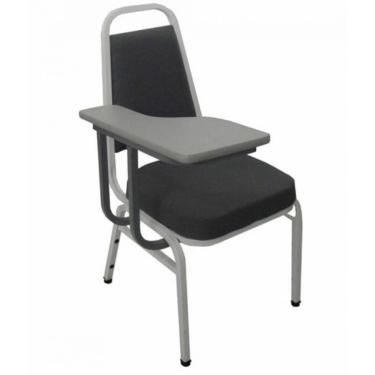 Imagem de Cadeira Universitária Empilhável Hotel Plus Cinza