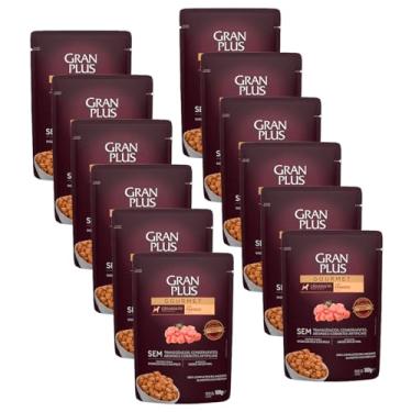 Imagem de Granplus Sachê Cães Adultos Frango 100g 12 Unid Ração Umida