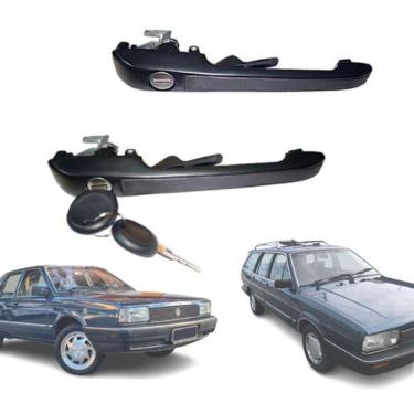 Imagem de Kit Maçaneta Ext Dianteira Porta Santana Quantum Até 1990 - Un / 2 [f103]