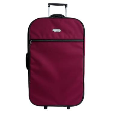 Imagem de Mala de viagem Grande 28kg resistente forrada (Vinho)