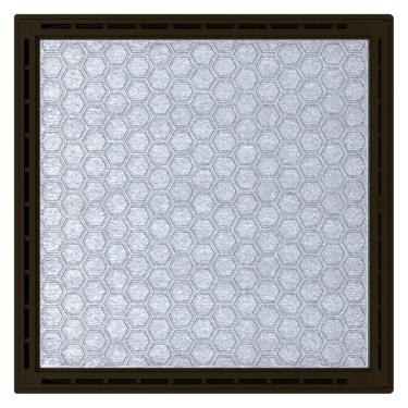 Imagem de Alçapão Tampa Casa Maquina Piscina 120x120 Gaveta Deslizante Marrom