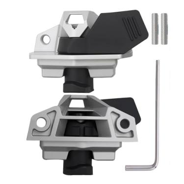 Imagem de Kit de trava de liberação rápida de 2 peças para snowboard compatível com modelos 2015-2019 Can-Am Outlander Max 1000 e 650, kit de fixação de rack de esqui para snowboard, substituição para 715001707