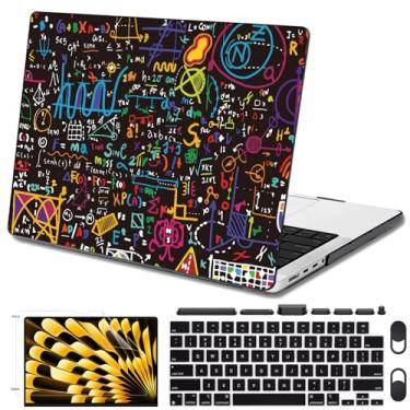 Imagem de Seanai Capa para MacBook Pro 14 polegadas 2025 2024 2023 2021 M5 A3434 M4 A3112 A3401 A3185 M3 A2918 A2992 M2 A2779 M1 A2442 Pro Max com Touch ID, capa rígida de plástico Capa Flim, Matemática