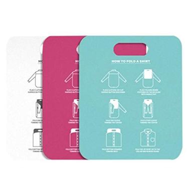 Imagem de Estink Placa Dobrável de Roupas, Organizador de Roupas Com Furo Anelar e Cantos Arredondados para Armazenamento de Camisetas 30x25 Cm Plástico PP (3)