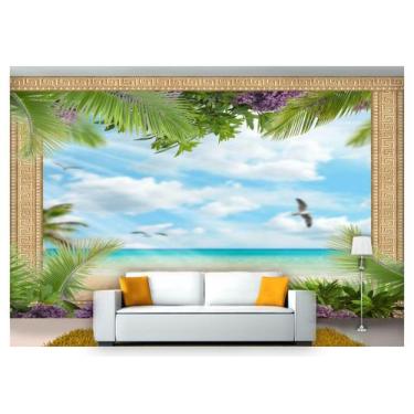 Imagem de Papel De Parede Paisagem Digital Ban 3D Dah45 - Você Decora