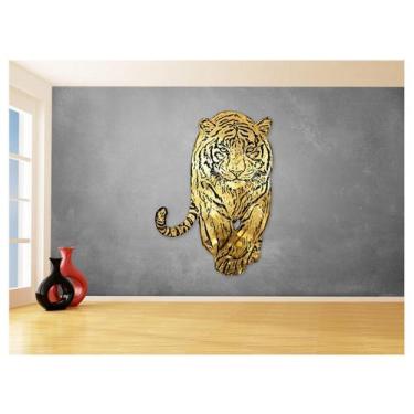 Imagem de Papel De Parede 3D Animais Pop Art Tigre Felino 3,5M Pxa140 - Você Dec