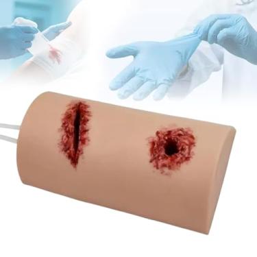 Imagem de Treinador de embalagem de feridas, modelos de tratamento de feridas, modelo de torniquete multitarefa, modelo de treinador de controle de hemorragia, modelo de simulador de laceração, exercícios de