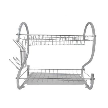 Imagem de Escorredor de Louças com Porta Copos e Talheres de Metal - TOP RIO