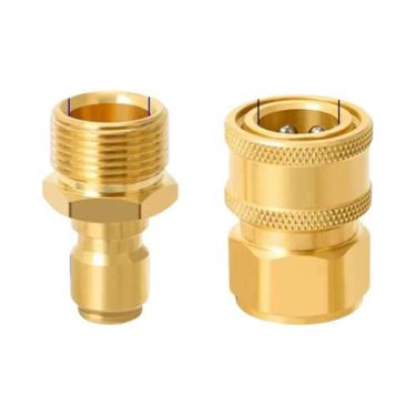 Imagem de Adaptador De Lavadora De Alta Pressão M22x15 Kit De Conexão Rápida Par