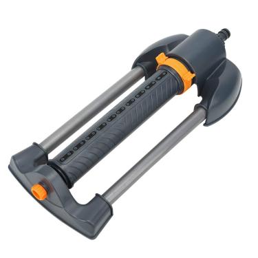 Imagem de Acouto Aspersor de Jardim Oscilante Giratório de 20 Furos Com ângulo de Pulverização e Base de Metal, Grandes Gramados e áreas de Plantio Perfeitos, Cobre até 1.100 Pés quadrados.