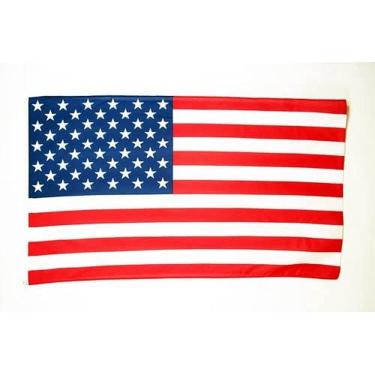 Imagem de Bandeira dos Estados Unidos 4' x 6' - EUA - EUA - Bandeiras grandes americanas 120 x 180 cm - Banner 1.2x1.8 m Poliéster claro - AZ FLAG