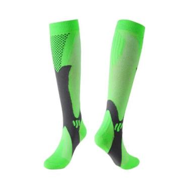 Imagem de Meias De Compressão Pretas Para Homens E Mulheres, Alívio Da Fadiga E 