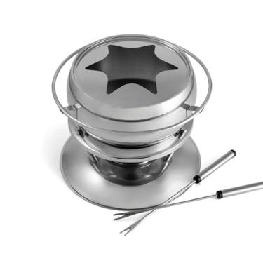Imagem de Swissmar Zuri Conjunto de fondue de aço inoxidável, 11 peças