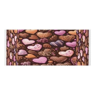 Imagem de Wassud Capas de lavadora e secadora Sweet Love, protetor de lavadora com sacos de armazenamento, capa de geladeira à prova de poeira com bolsos para lavanderia doméstica, cozinha, 120 x 55 cm