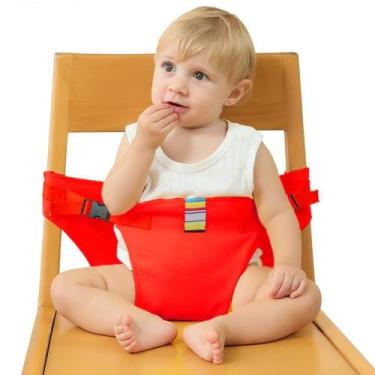 Imagem de Cadeirinha alimentacao bebe portatil assento infantil refeicao com cin