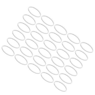 Imagem de Cryfokt DIY Aço Inoxidável Oco Oval Molduras Abertas Resina Artesanato Pingente Moldura Kit de Fabricação de Joias para Colares, Pulseiras, Brincos, 30 Peças para Entusiastas de DIY (Oval Pequeno * 30 unidades)