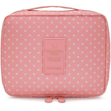 Imagem de Bolsa Necessaire Maquiagem Organizador Viagem Grande Lorben