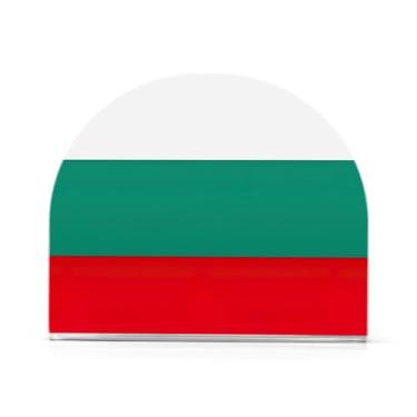 Imagem de Suporte de guardanapo de tecido com bandeira da Bulgária, porta-guardanapos de acrílico suporte de guardanapo para festa, restaurante, piquenique