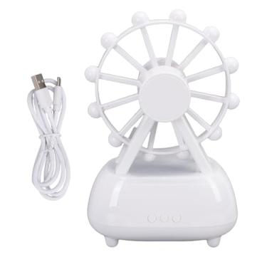 Imagem de MAVIS LAVEN Umidificador Roda Gigante, Difusor de Óleos Essenciais Com Rotação 360° e Música, Luz Noturna para Quarto, Reservatório de Água de 300ml, Ultra Silencioso, Material ABS