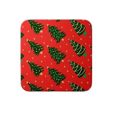 Imagem de Ladrilho Decorativo de Cerâmica Com Estampa de Árvore de Natal Brilhante