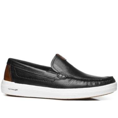 Imagem de Mocassim Pegada Masculino em Couro Preto 142101-02-Masculino