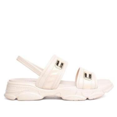 Imagem de Sandália Feminina Mississipi Flatform Bege/Dourado-Feminino