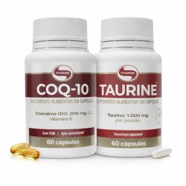 Imagem de Kit Ação Antioxidante, Foco e Disposição Coenzima Q10 + Taurine 60 cps Vitafor