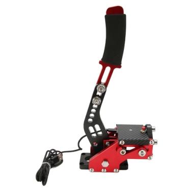 Imagem de Cryfokt Freio de Mão USB de 64 Bits para PC da Série SX, Sem Contato Plus para Sensor Hall, Dispositivo de Controle de Jogo de Corrida (Vermelho)