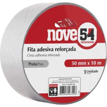 Imagem de Fita adesiva reforçada silver tape 50mmx25m prata - Nove54