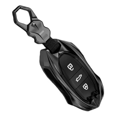 Imagem de Caso chave do carro Compatível com jac js8 sehol qx x4 x8 x7 a7 a7 a5 e10x js6 sei 6 prosol remoto capa escudo chaveiro anel fob acessórios