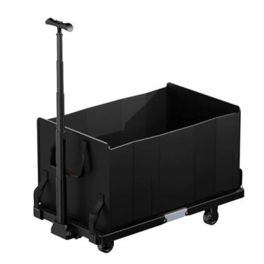 Imagem de Luocute Carrinho de Vagão Dobrável, Vagão Utilitário Dobrável de Tecido de Aço Resistente Com Rodas e Alça de Puxar, para Acampamento, Compras, Piqueniques, Passeios, Mantimentos (Tipo 2)