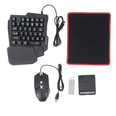 Imagem de Luocute Combinação de Teclado e Mouse para Jogos, Teclado Sem Fio BT 5.2 e Conversor de Mouse Definido Com Função de Arma de Pressão Inteligente de Jogo